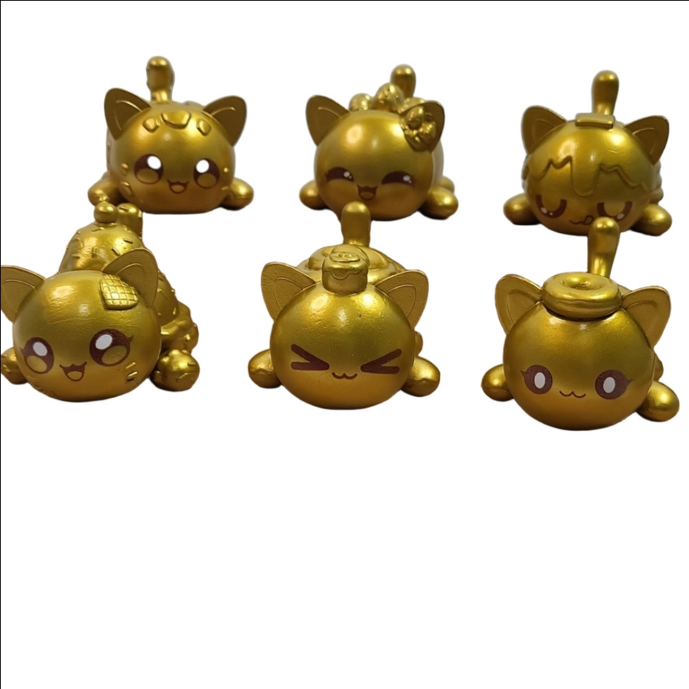 Aphmau Mystery MeeMeow Figure Gold Collection Bundle Of 6